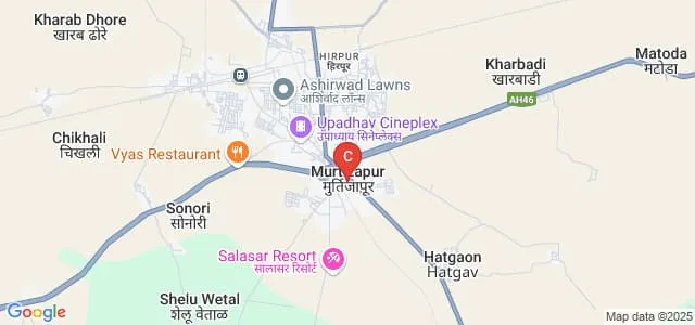 Shri Gadge Maharaj Mahavidyalay, Murtizapur Map