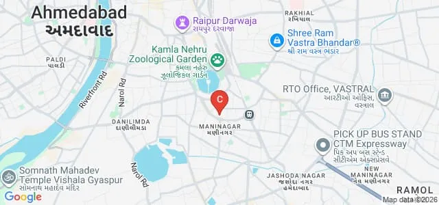 AMC MET Nursing College, Ahmedabad Map