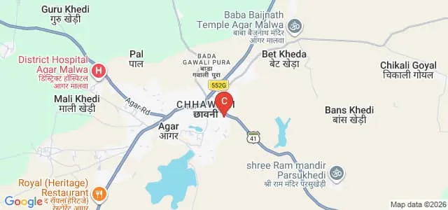 Government Nehru Post Graduate College, Agar Malwa Map