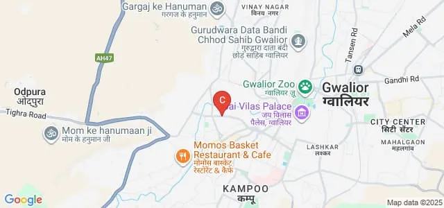 Madhav Vidhi Mahavidyalaya, Gwalior Map