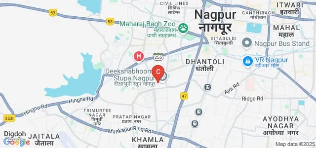 Dr Ambedkar Institute of Management Studies and Research, Nagpur Map