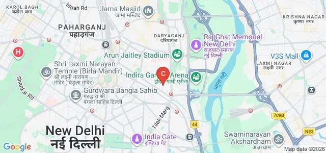 Pandit Deendayal Upadhyaya National Institute for Persons with Physical Disabilities, New Delhi Map