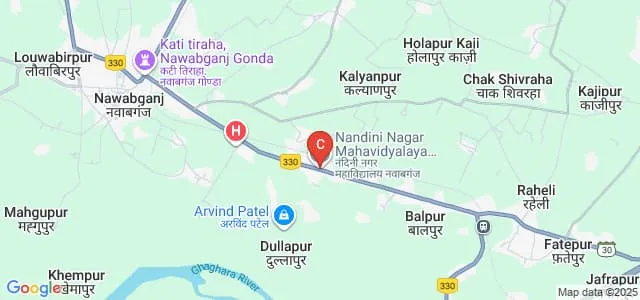 Nandini Nagar Mahavidyalaya, Nawabganj Map