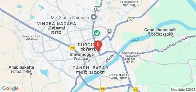 DVS Polytechnic College, Shivamogga Map
