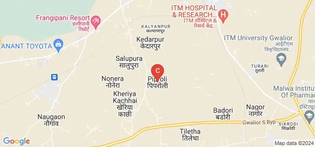 Vikas Education and Environment Academy, Gwalior Map