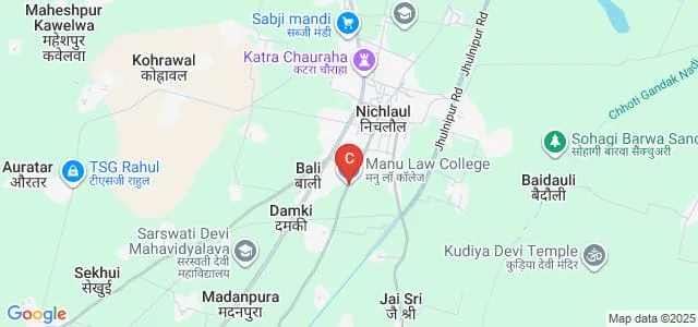 Manu Law College, Maharajganj Map