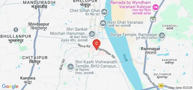 Mahila Maha Vidyalaya, Banaras Hindu University, Varanasi Map