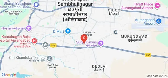 Foster Development School of Management, Aurangabad Map