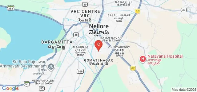 DDR College of Education, Nellore Map