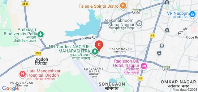 Priyadarshini College of Education, Nagpur Map