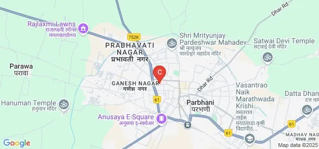 Sharda Arts and Science College, Parbhani Map