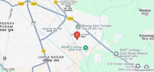 BDS School of Law, Meerut Map