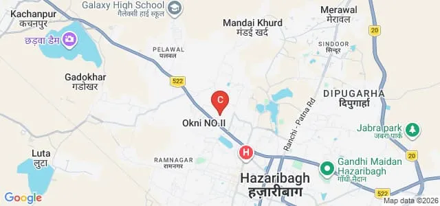 SBM Teachers Training College, Hazaribagh Map