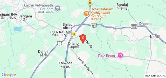 Government Arts and Commerce College, Bhilad Map