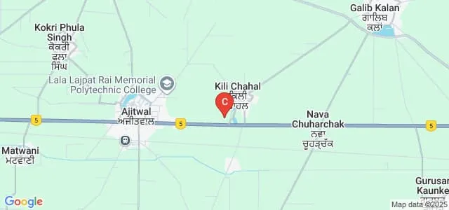 MLM Polytechnic College, Moga Map
