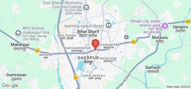 Nalanda Mahila College, Bihar Sharif Map