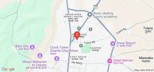 Babu Shobha Ram Government Arts College, Alwar Map