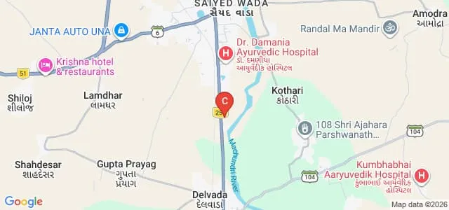 Shri HMV Arts and Commerce College, Una Map