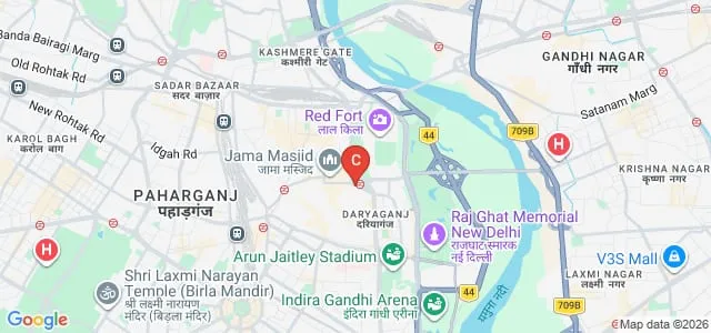 College of Nursing, Kasturba Hospital, Delhi Map