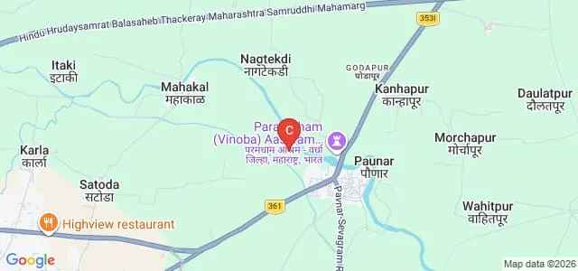 Acharya Vinoba Bhave Institute of Technology, Wardha Map