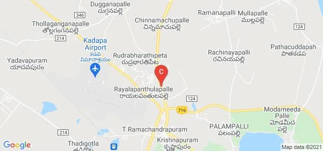 Dr YSR Institute of Engineering and Technology, Cuddapah Map