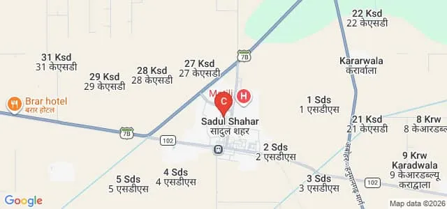 JB Teachers Training Institute, Sri Ganganagar Map