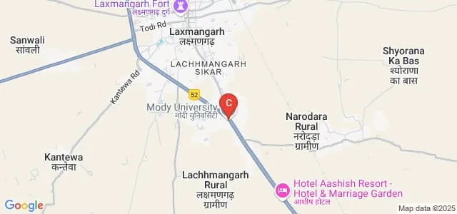Centre for Distance and Online Education, Mody University of Science and Technology Map