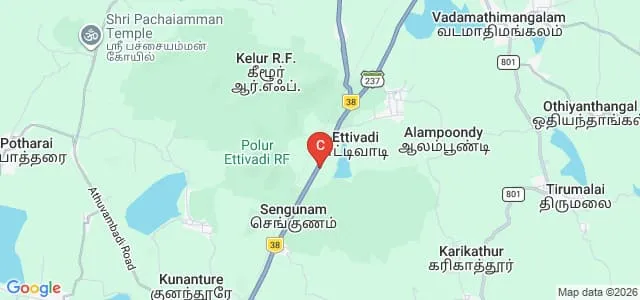Sri Renugambal College of Education, Tiruvannamalai Map
