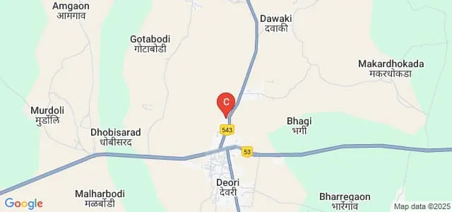 Manoharbhai Patel College of Arts Commerce and Science, Gondia Map