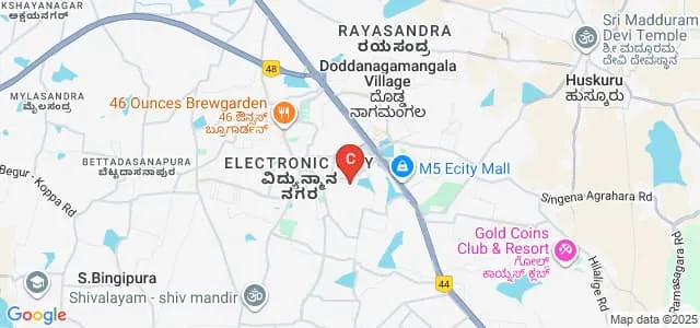 Symbiosis School of Media and Communication, Bangalore Map