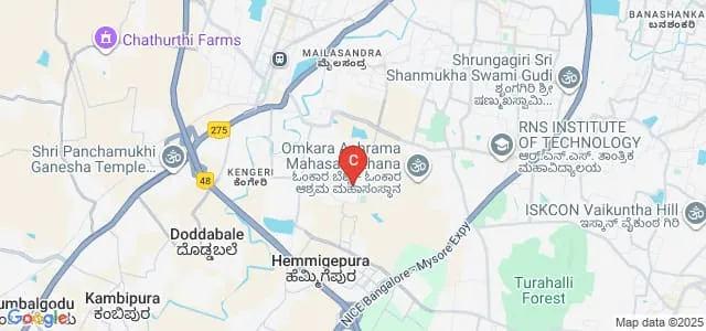 SJB College of Nursing, Bangalore Map