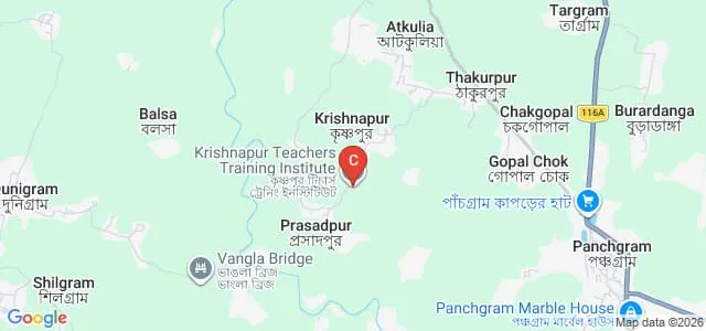 Krishnapur Teachers Training Institute, Birbhum Map