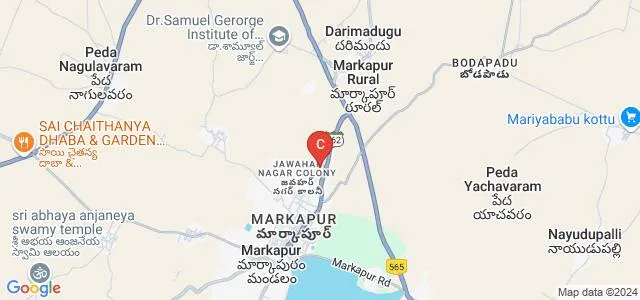 Sree Vasavi Kanyaka Parameswari Arts Science and Commerce College, Prakasam Map