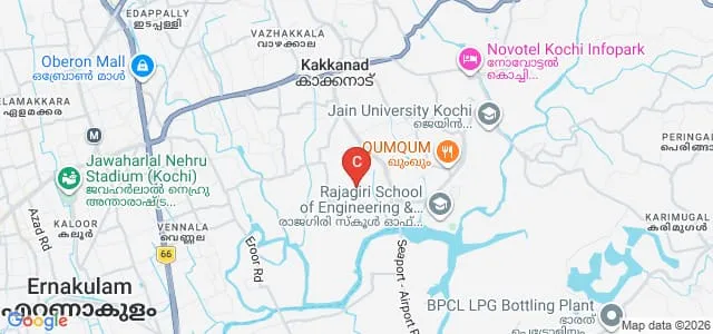 Bhavan's College of Arts and Commerce, Kochi Map