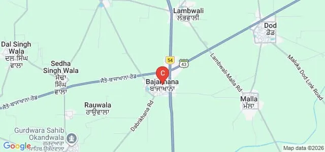 Hans Raj Memorial College of Education, Bajakhana Map