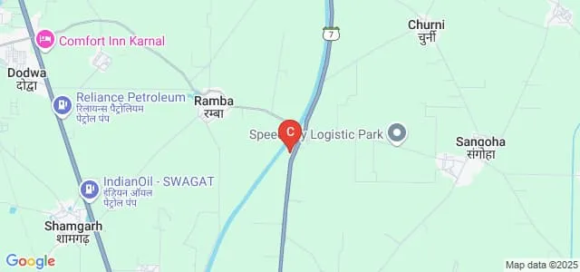 Shri Ram College of Pharmacy, Karnal Map