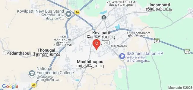 SS Duraisamy Nadar Mariammal College, Kovilpatti Map