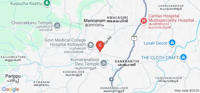 Government Dental College, Kottayam Map