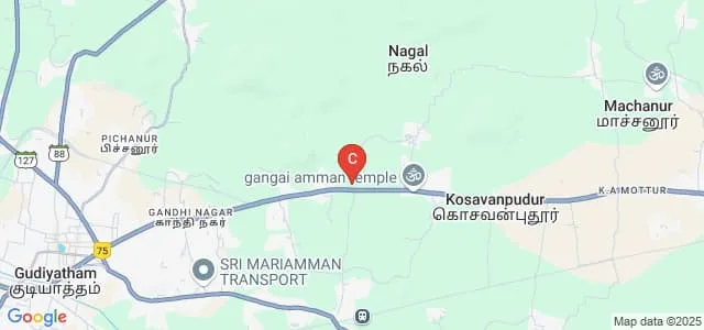 Sree Abiraami Arts and Science College for Women, Vellore Map