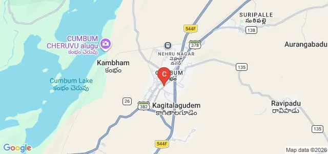 Acharya College of Education, Prakasam Map