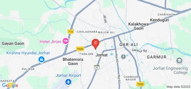 Devi Charan Baruah Girls College, Jorhat Map