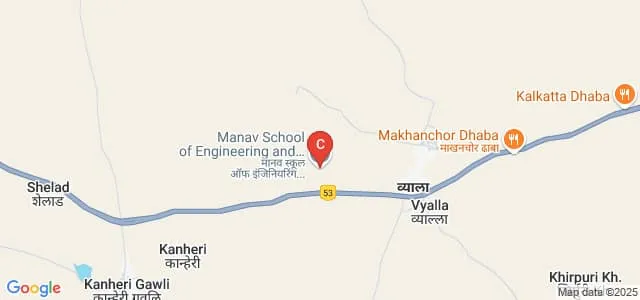 Manav School of Engineering and Technology, Akola Map