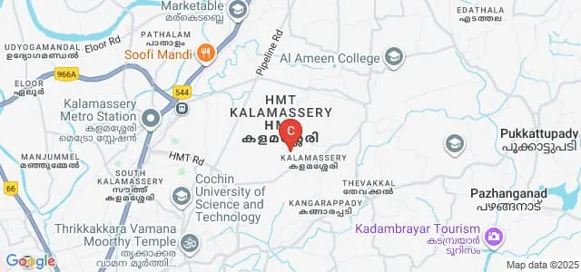 Xavier Institute of Management and Entrepreneurship, Kochi Map