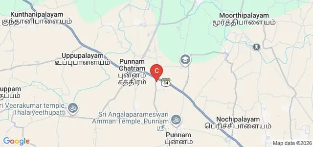 Cheran College of Physical Education, Karur Map