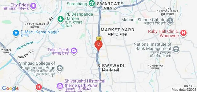 Bharati Vidyapeeth Deemed University College of Engineering, Pune Map