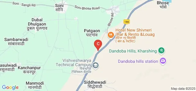 MD Jadhav Institute of Technology, Bhose Map