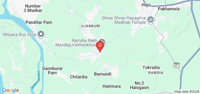 Binandi Chandra Medhi College, Ramdia Map