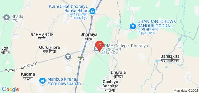 SDMY Degree College, Dhoraiya Map