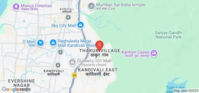 Thakur School of Architecture and Planning, Mumbai Map