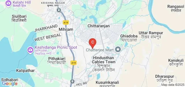 Deshbandhu Mahavidyalaya, Chittaranjan Map